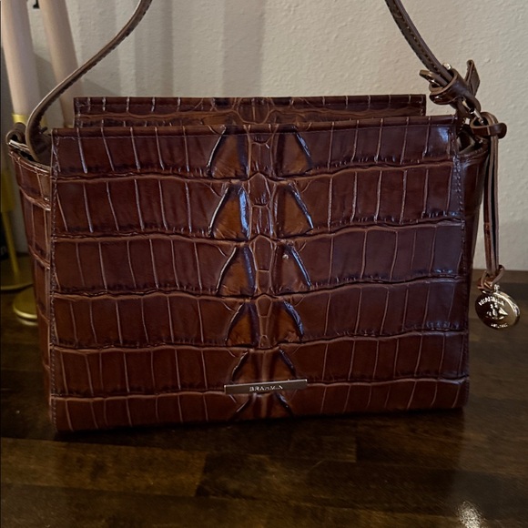 Brahmin Hillary Chestnut Marana Leather Women's Bag and Wallet NWT - Picture 2 of 12